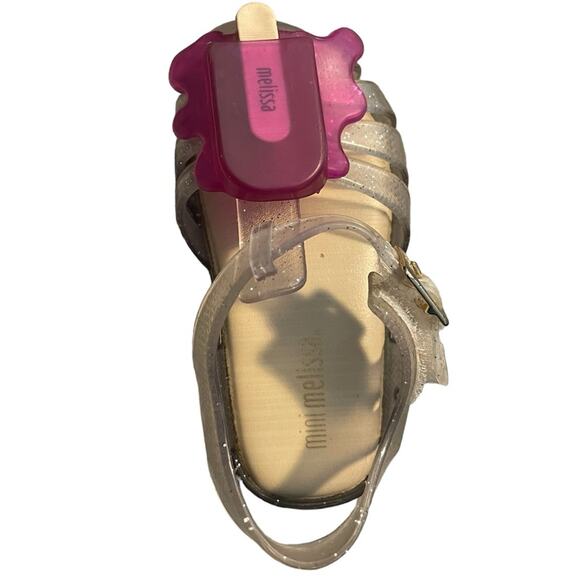 Kids Mini Melissa Glitter Popsicle Sandals - Picture 5 of 6
